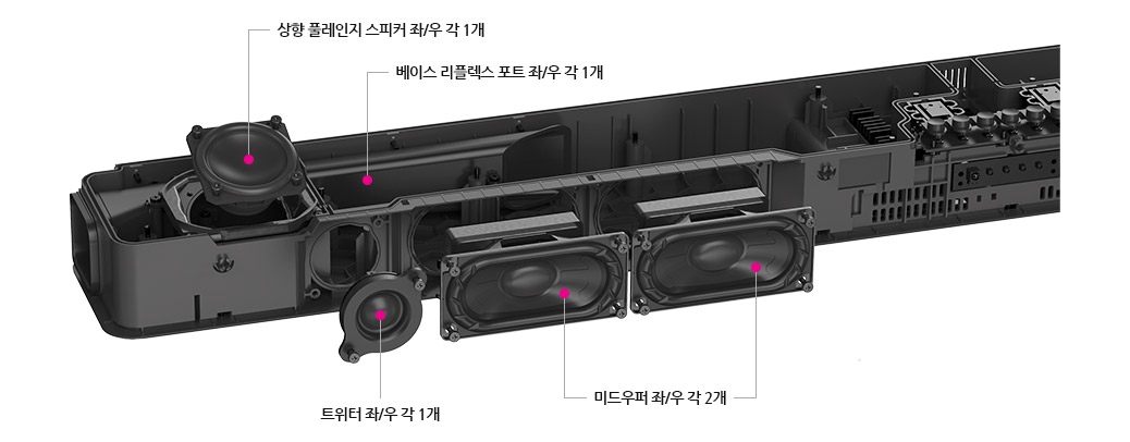 U+tv 사운드바 블랙